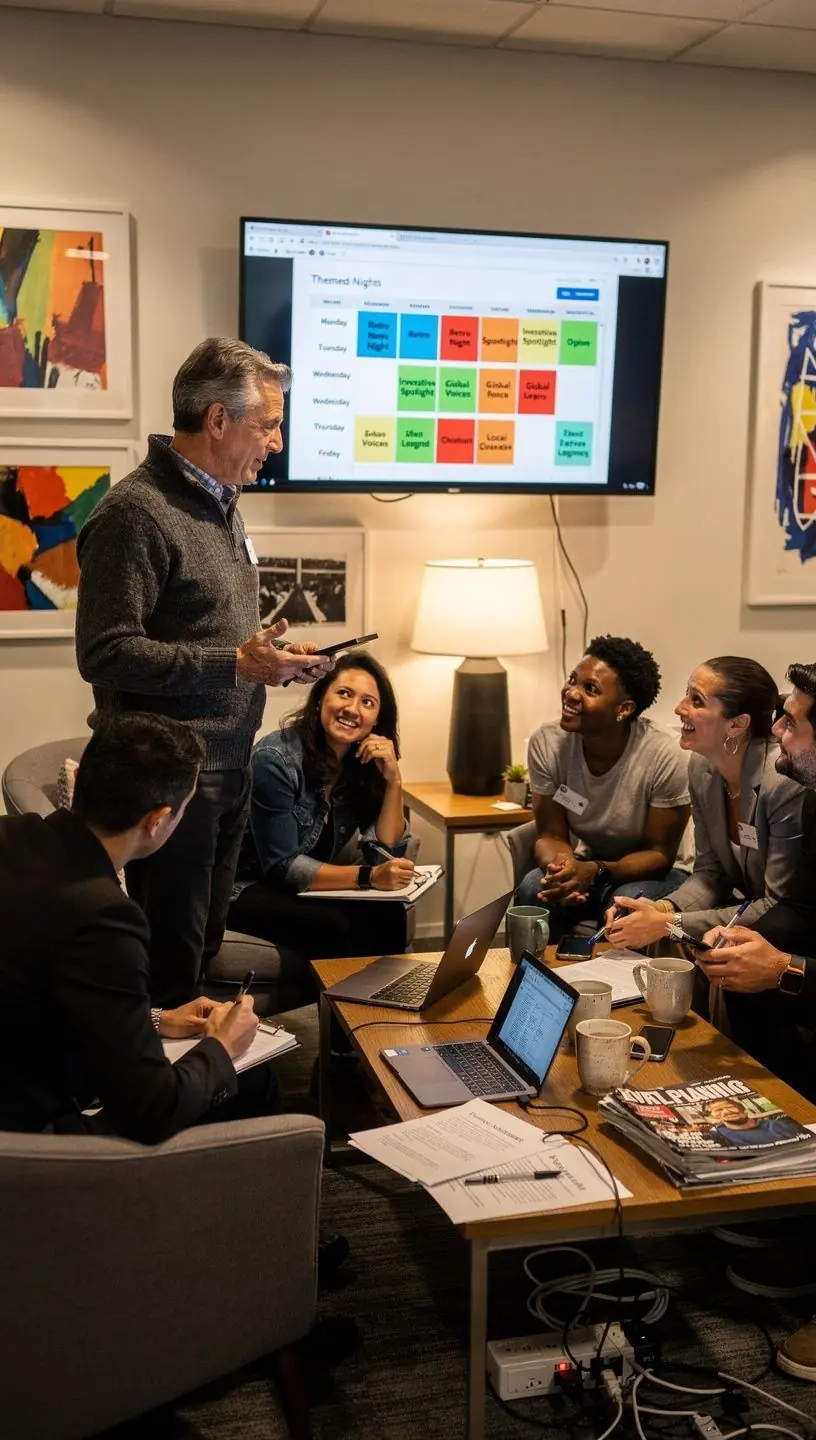 Diverse event offerings for engaging city audiences.