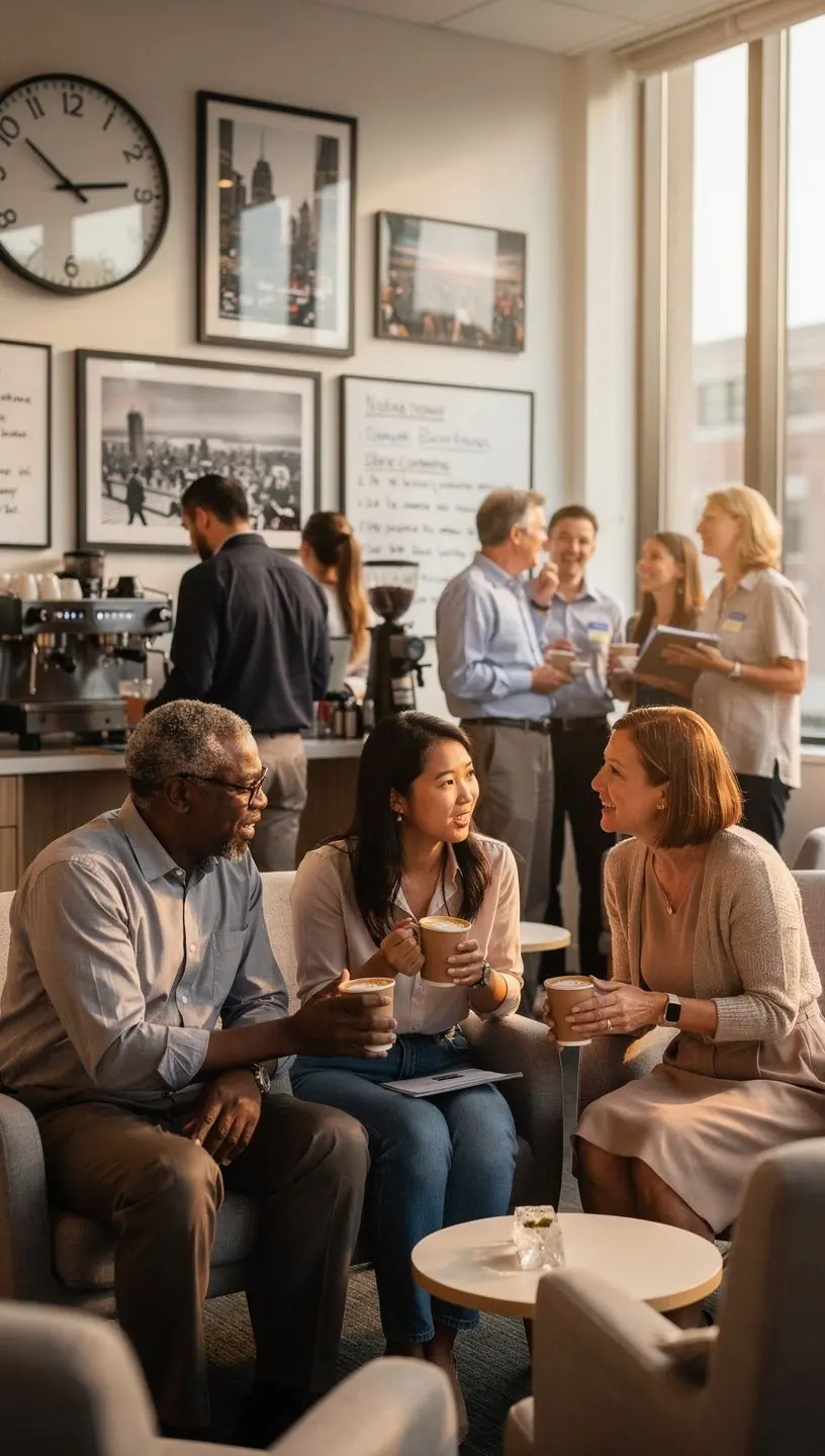 Professional team collaboration